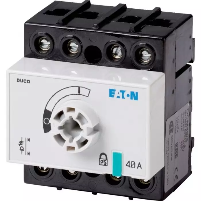 EATON Fuse Switch Disconnector, 4 Pole, 40A Max Current, 1314109 DCM-40/4-SK