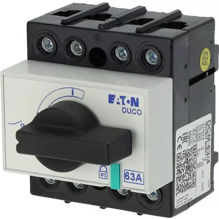 EATON Fuse Switch Disconnector, 4 Pole, 63A Max Current, 1314006 DCM-63/4
