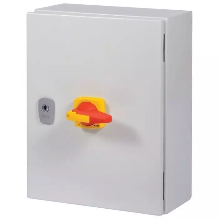 EATON Fuse Switch Disconnector, 4 Pole, 125A Max Current, 125A Fuse Current, 197327 DMM-125/4/SE4/P-R