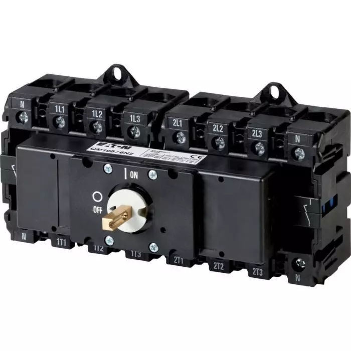 EATON Fuse Switch Disconnector, 8 Pole, 80A Max Current, 80A Fuse Current, 1319905 QM100/6N2