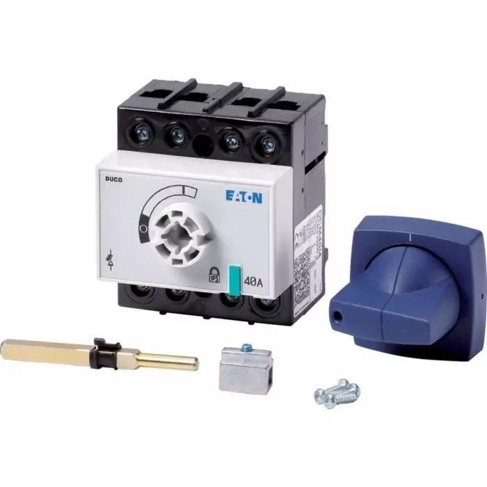 EATON Switch Disconnector, 4 Pole, 40A Max Current, 40A Fuse Current, 1314111 DCM-40/4+CM