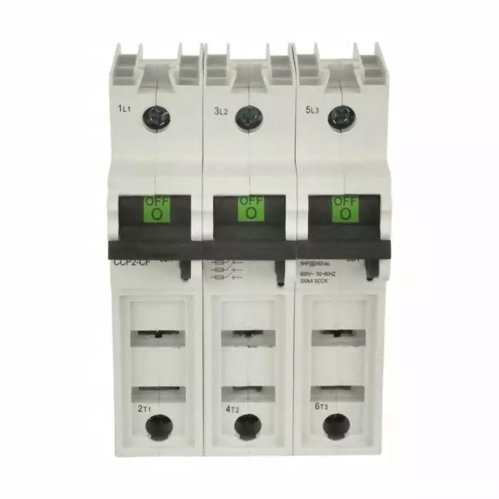 EATON Switch Disconnector, 3 Pole, 225A Max Current, 60A Fuse Current, CCP2-3-60CF (Pack of 2)
