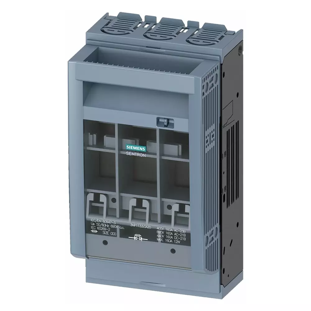 Siemens Fuse Switch Disconnector, 3 Pole, 160A Max Current, 3NP1133-1CA20