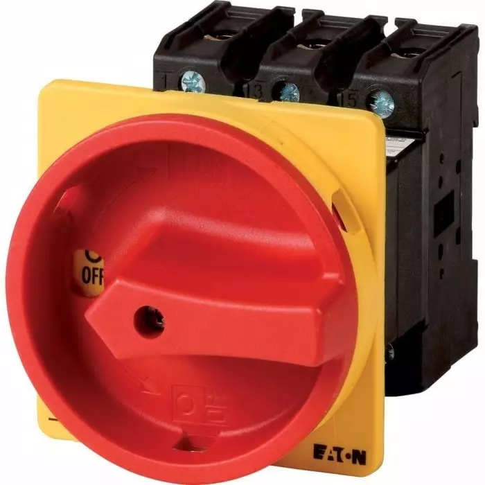 EATON Fuse Switch Disconnector, 3 Pole, 63A Max Current, 150A Fuse Current, 110199 P3-63/E/SVB