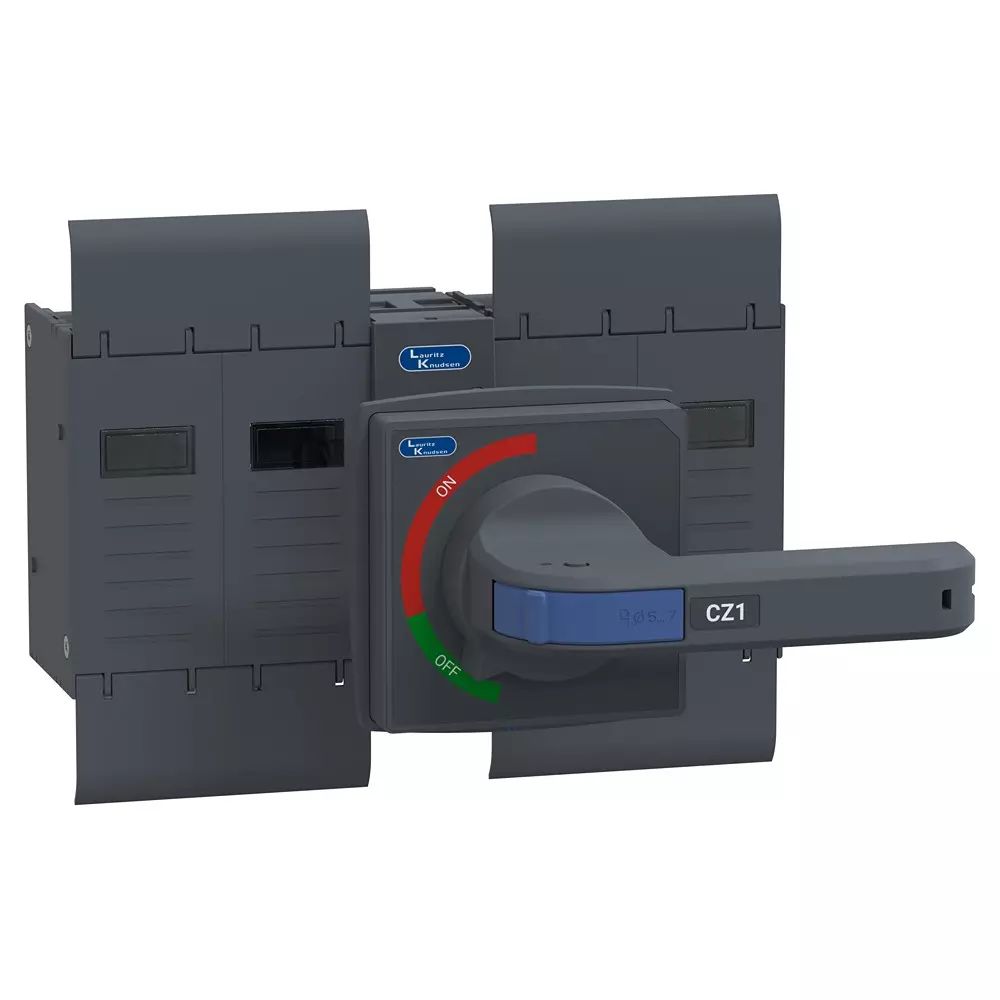 L&T [ Lauritz Knudsen ] AC Switch Disconnector 4 Pole Extended Handle CZ1 Frame 200 Amp Current, CK90771OOOO