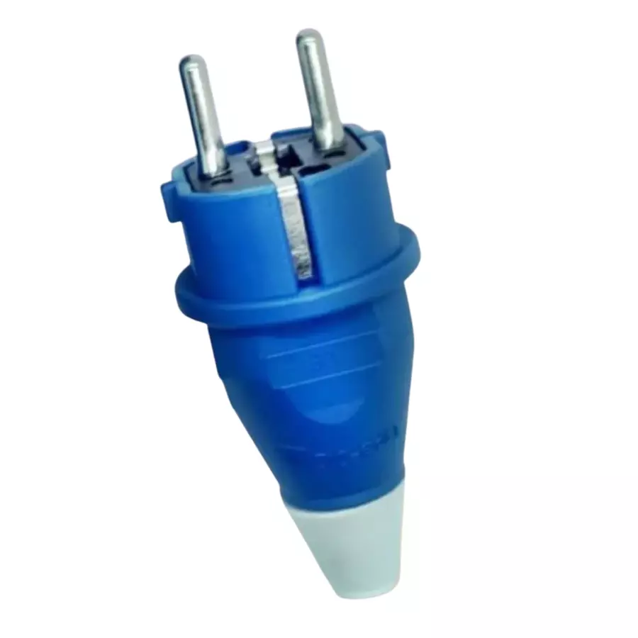ENERTECH Industrial Plug 16A Current Rating 2 Pin with IP44 Protection, EN-012