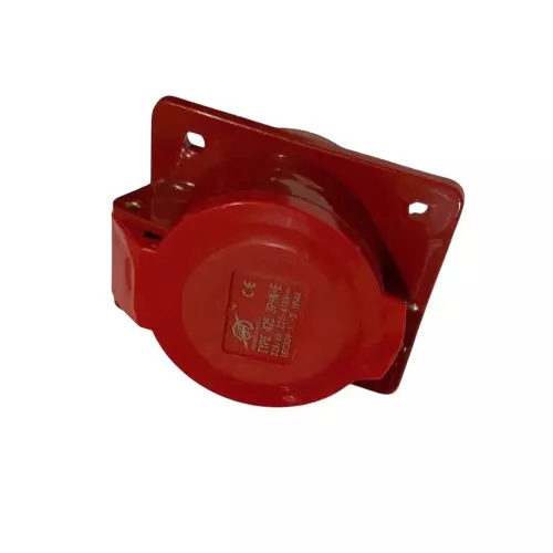 ENERTECH Industrial Panel Inclined Socket 32A Current Rating 5 Pin with IP44 Protection, EN-425