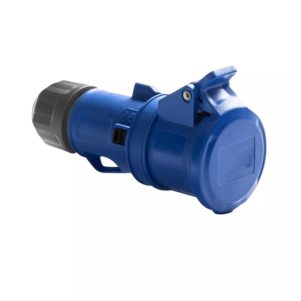 CAPE Electric Connector-Trailing Socket CEE Type IP44 2P+E Pole 32 A Current 200-250 V, 23203