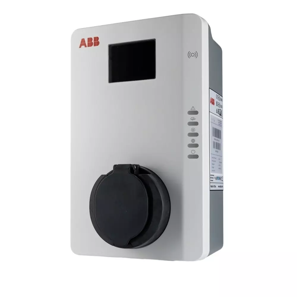 ABB 3 Phase 22kW EV Charging Point, 320 â†’ 480 V AC O/P, 32A O/P Type 2, Terra AC W22-T-RD-MC-0