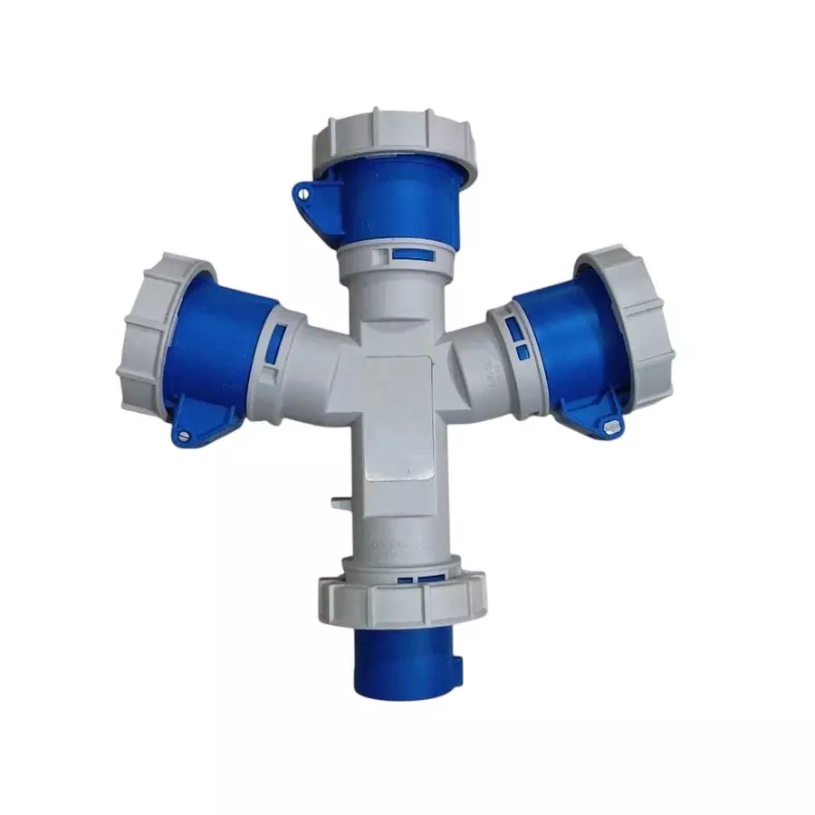 CAPE Electric Three Way Connetor IP67 2P+E Pole 16 A Current 220-250 V, 9432001