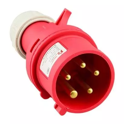 ENERTECH Industrial Plug 32A Current Rating 5 Pin with IP67 Protection, EN-0252