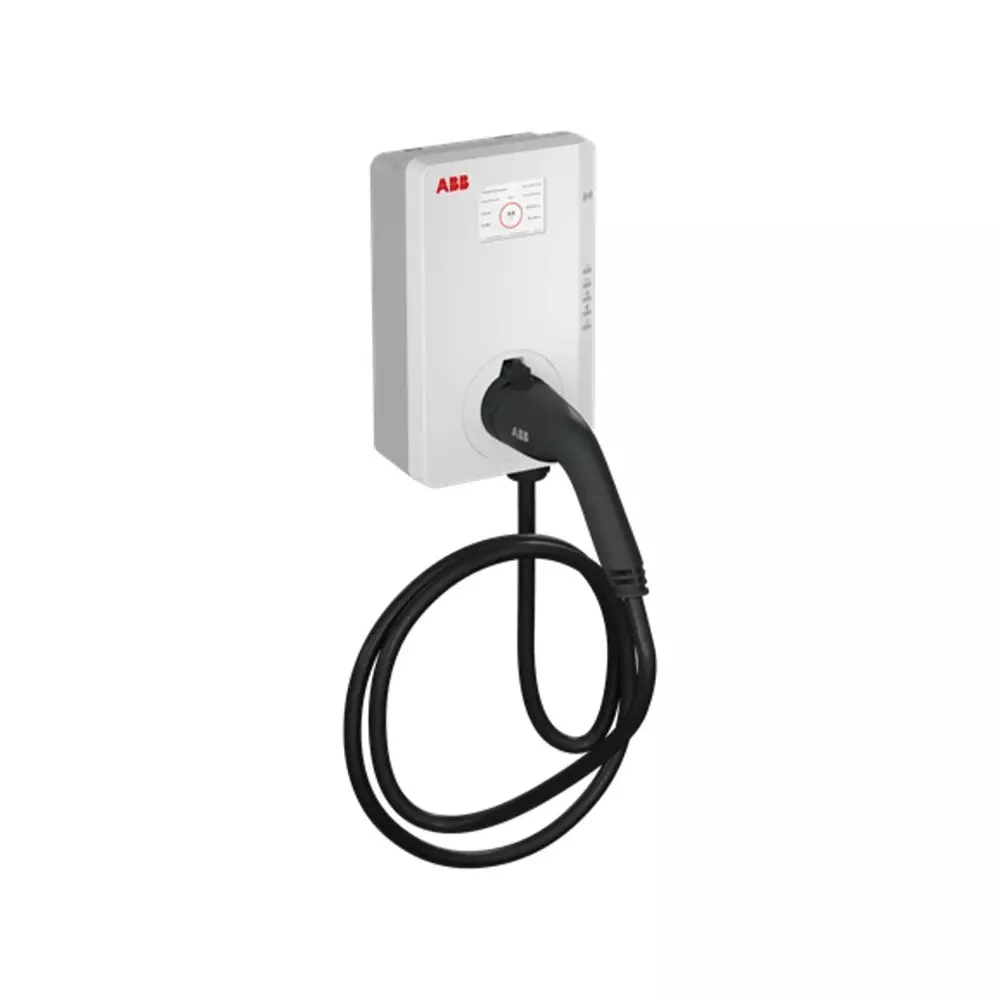 ABB 3 Phase 22kW EV Charging Point, 320 â†’ 480 V AC O/P, 32A O/P Type 2, Terra AC W22-G5-RD-MC-0