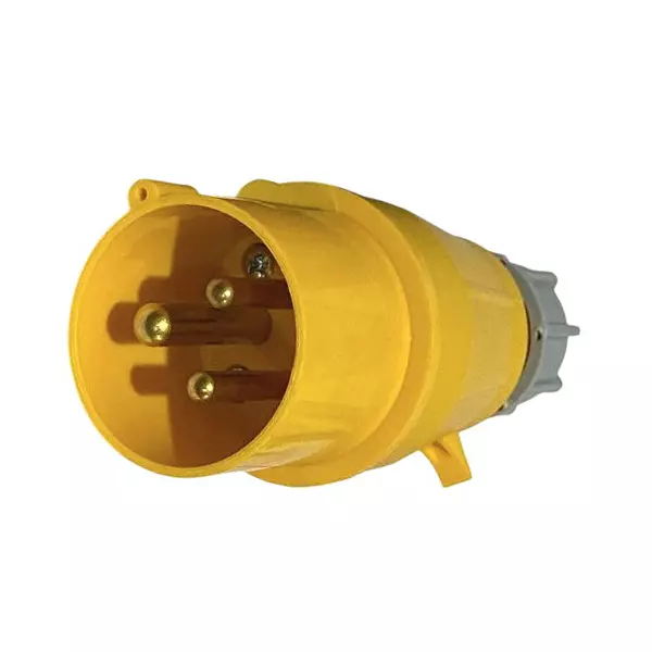 ENERTECH Industrial Plug 63A Current Rating 3 Pin with IP44 Protection, EN-033