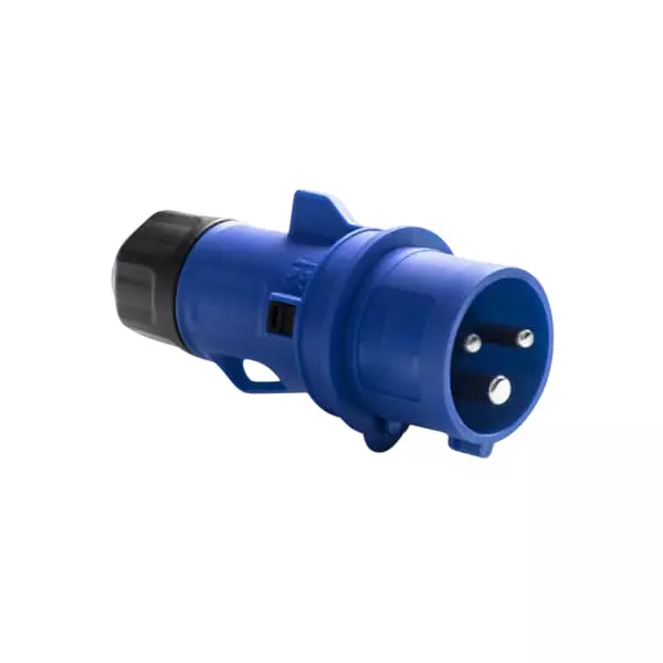 CAPE Electric Trailing / Mobile Plug Brass CEE Type IP67 2P+E Pole 32 A Current 200-250 V, 14203