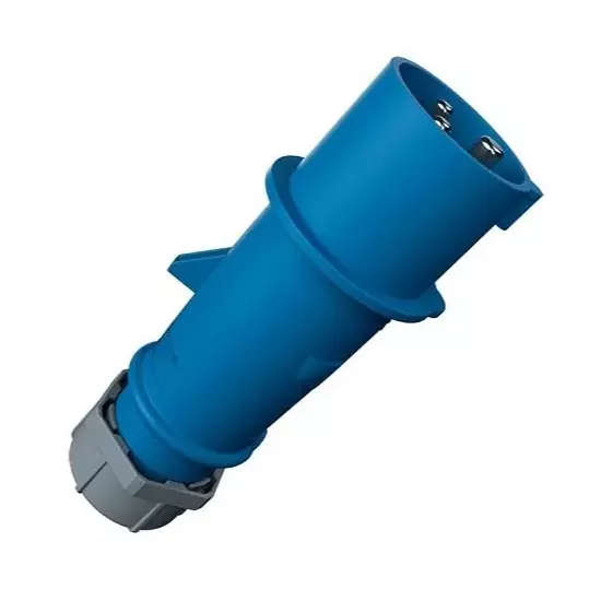 Salzer Plugs 16 Amp 3 Pole+Neutral+Earth IP 44 Rating 400 V, IP01654-3