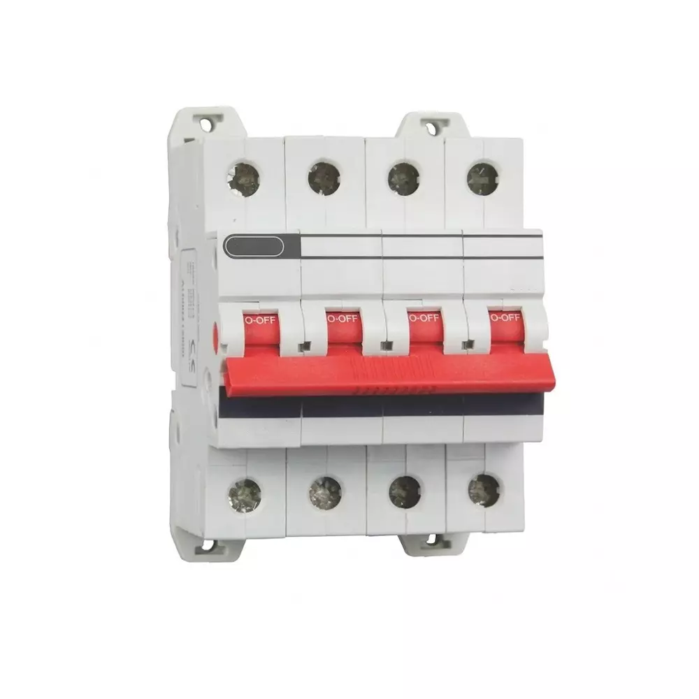 L&T [ Lauritz Knudsen ] Isolator White Four Pole 80 Amp, AUI00408000