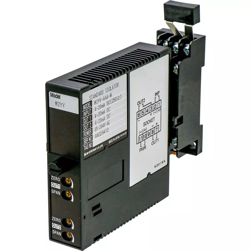 MG Isolator Over 100/500 V DC MOhm Insulation Resistance 4 to 20 mA Input Signal, W2YV-AAA-M