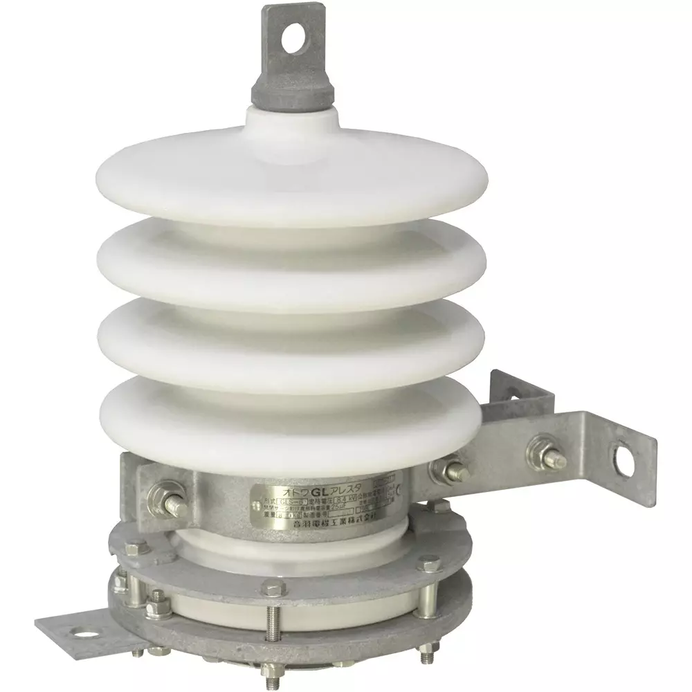 Otowa Electric Lightning Arrester For indoor use Type for 8.4 kV rated voltage 10 k Amp Nominal Discharge Cur, GLS-B6D-T