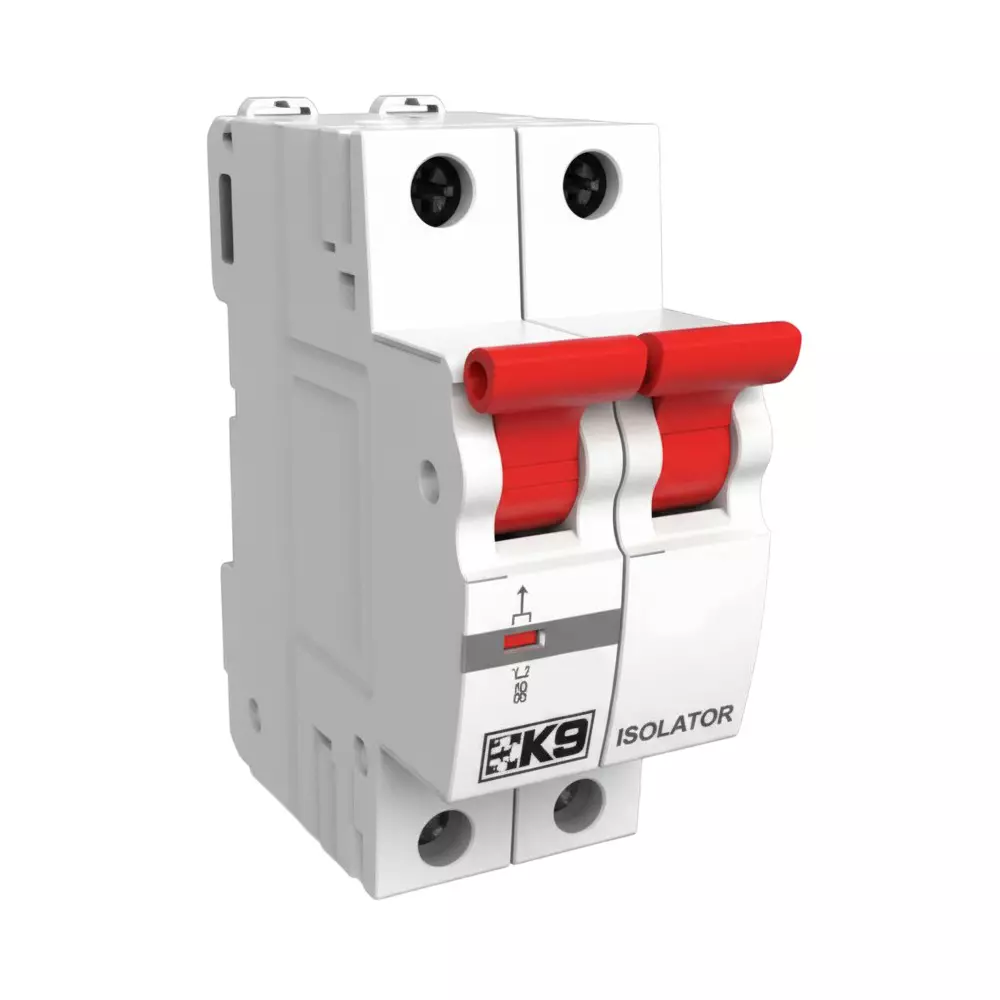 K9 Pro Safe Isolator Double Pole 40 Amp White, 6101 (Pack of 6)