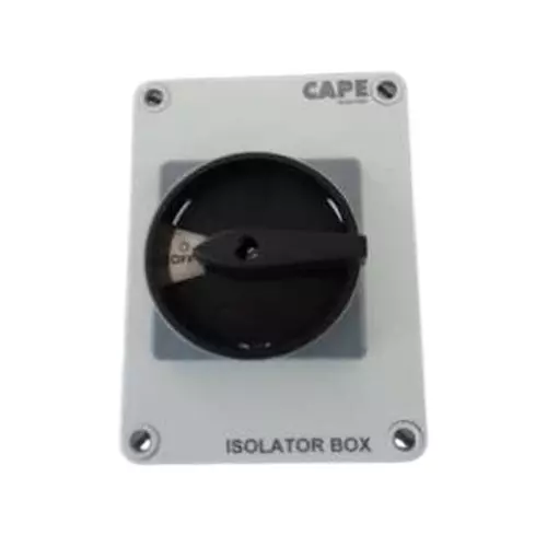 CAPE Electric Isolator Box Thermoplastic IP65 32 A, CIB00_PS Series