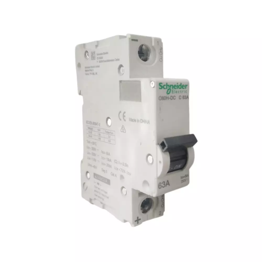 Schneider A9N61519 63 A Single Pole DC MCB