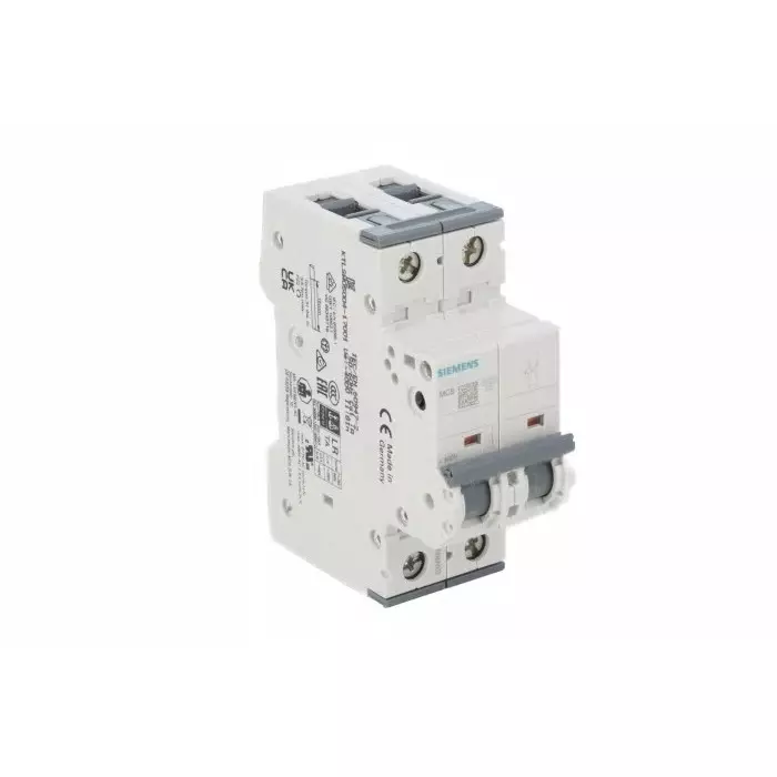 Siemens Sentron 5SY4 MCB, 2P, 10A Curve C, 400V AC, 10 kA Breaking Capacity, 5SY4210-7