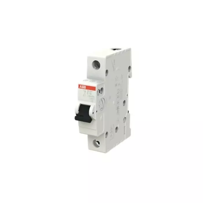 ABB Compact Home SH200 MCB, 1P, 10A Curve C, 440 V AC, 60 V DC, 6 kA Breaking Capacity, 2CDS211001R0104SH201-C10