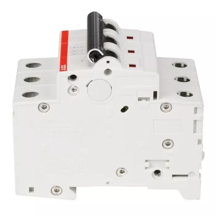 ABB Compact Home SH200 MCB, 3P, 10A Curve C, 440 V AC, 6 kA Breaking Capacity, 2CDS213001R0104SH203-C10