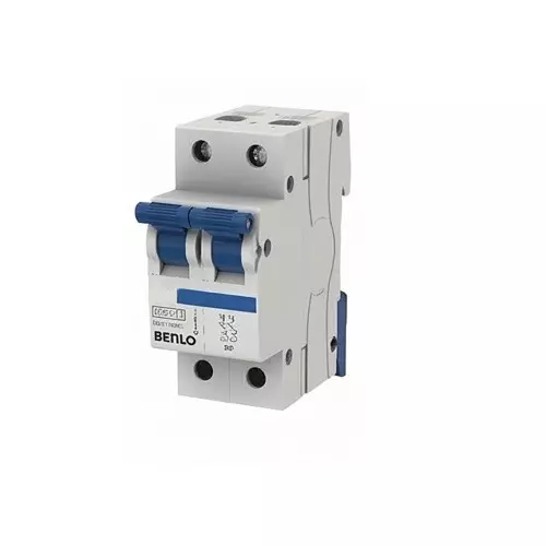 Benlo Miniature Circuit Breakers C Curve 2 Pole 25 Amp, 60048