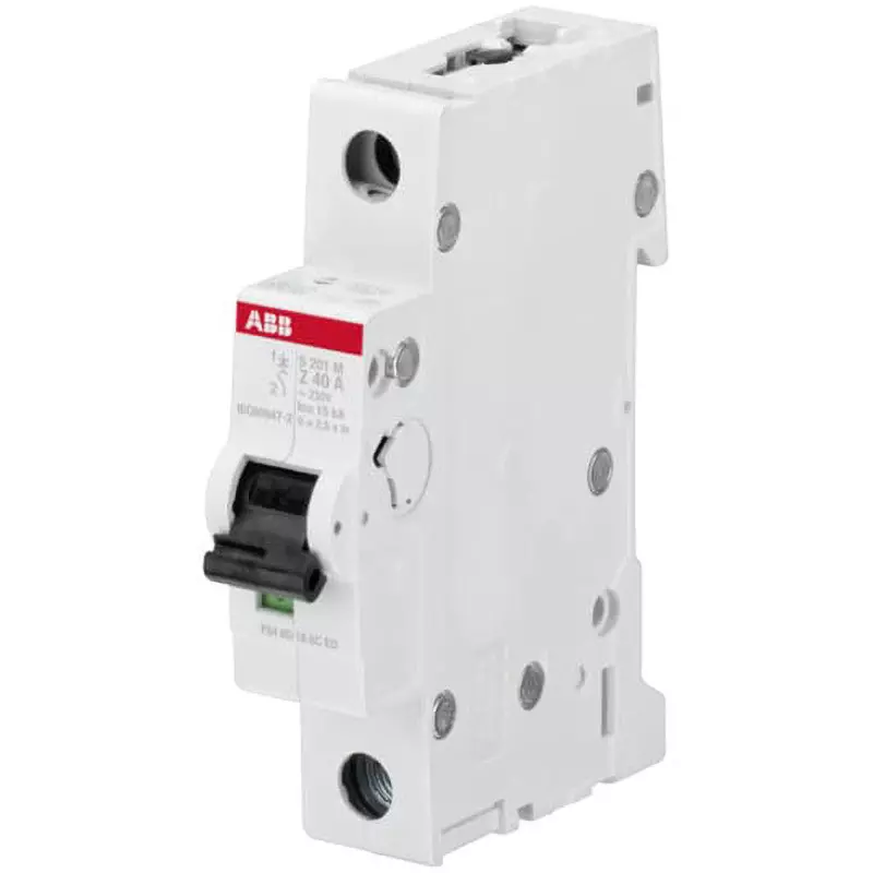 ABB Miniature Circuit Breaker 10 Amp Rated Current 1P Electrodes, S201M-K10