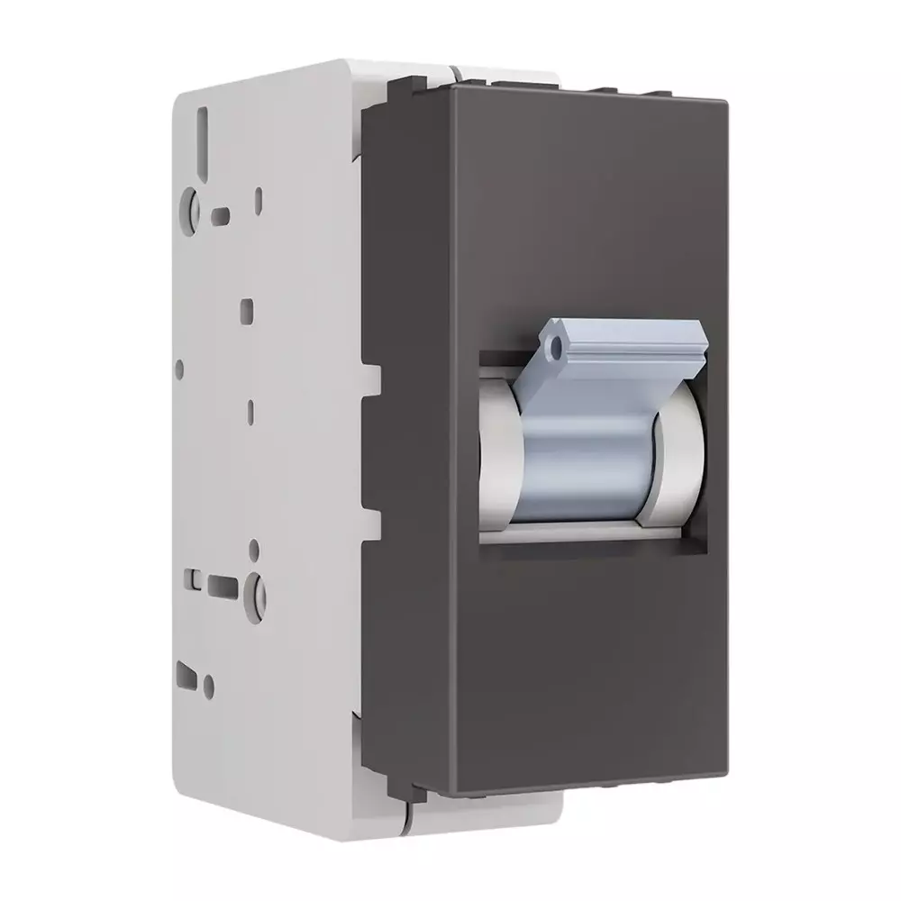 Reo Elegant Mini Miniature Circuit Breaker (MCB) 1 Pole 16 Amp C Curve Graphite Grey, DHGNCSPA01600GG