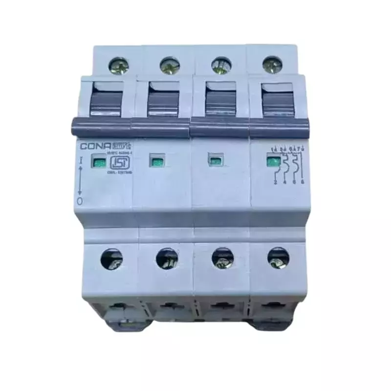 Cona Nssure MCB 63A Four Pole 10 kA Breaking Capacity, 23663