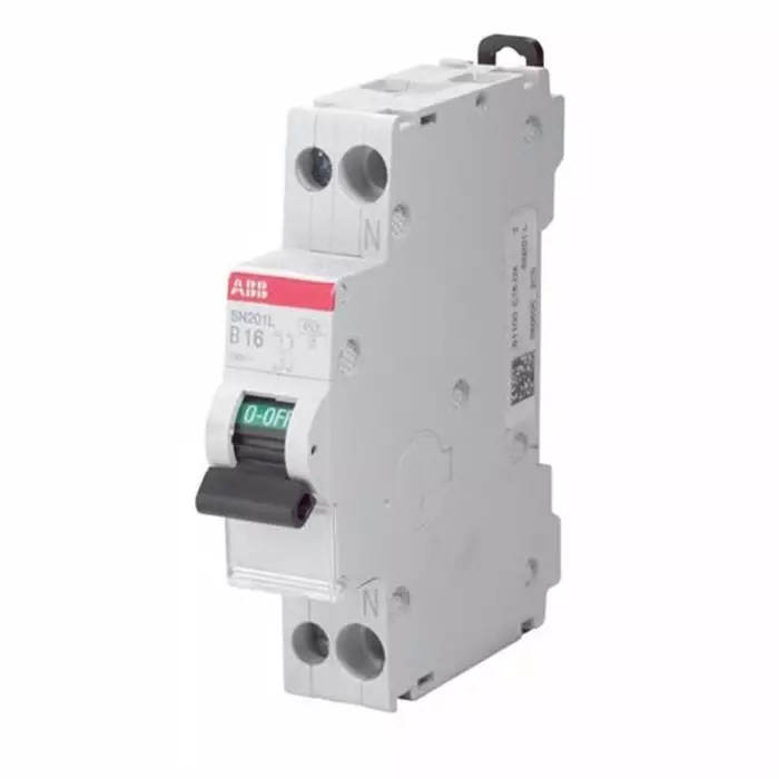 ABB SN201 MCB, 1+N, 32A Curve C, 230 V AC, 4.5 kA Breaking Capacity, 2CSS245102R0324