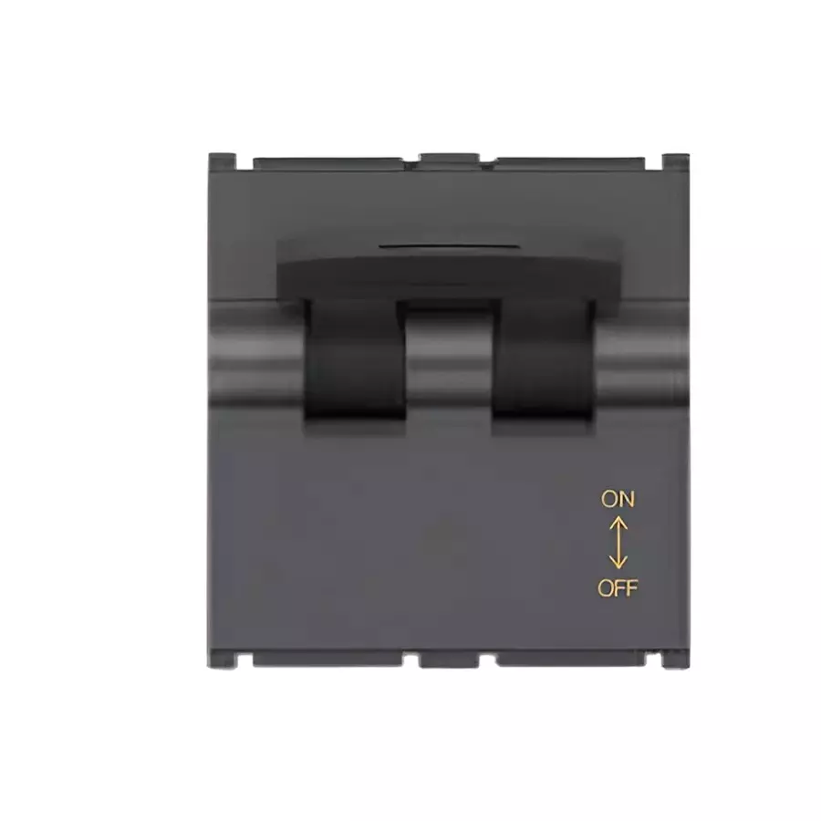 Goldmedal Modular Curve Miniature Circuit Breaker 20 Amp Double Pole 3 kA Breaking Capacity 2 M Titanium Grey, GF012087