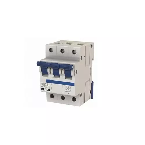 Benlo Miniature Circuit Breakers C Curve 3 Pole 5 Amp, 60060