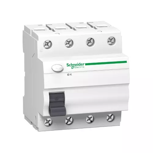 Schneider Electric Pack of 3 RCCB ID K 4P 63A 100mA AC