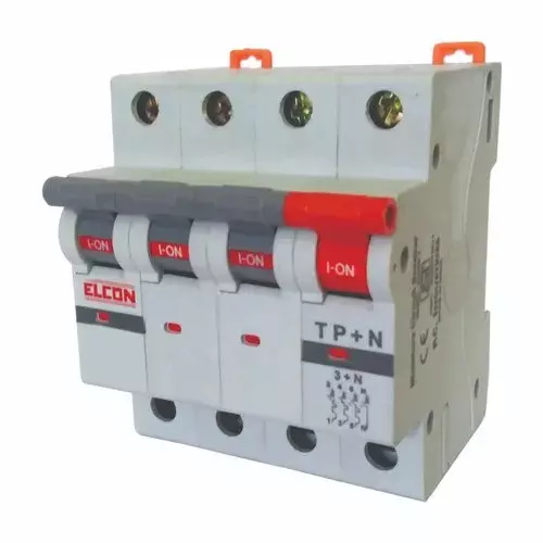 Mr. SAFETY Miniature Circuit Breaker Triple Pole and Neutral Curve - C 3 Amp, 4CBN303C