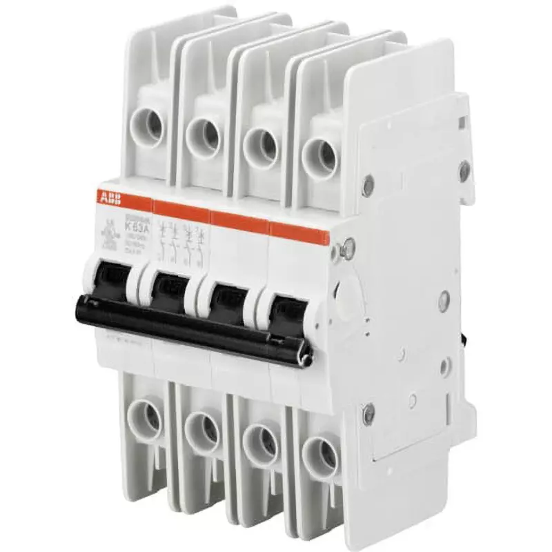 ABB Miniature Circuit Breaker 6 Amp Rated Current 4P Electrodes, SU204MR-K6 MCB