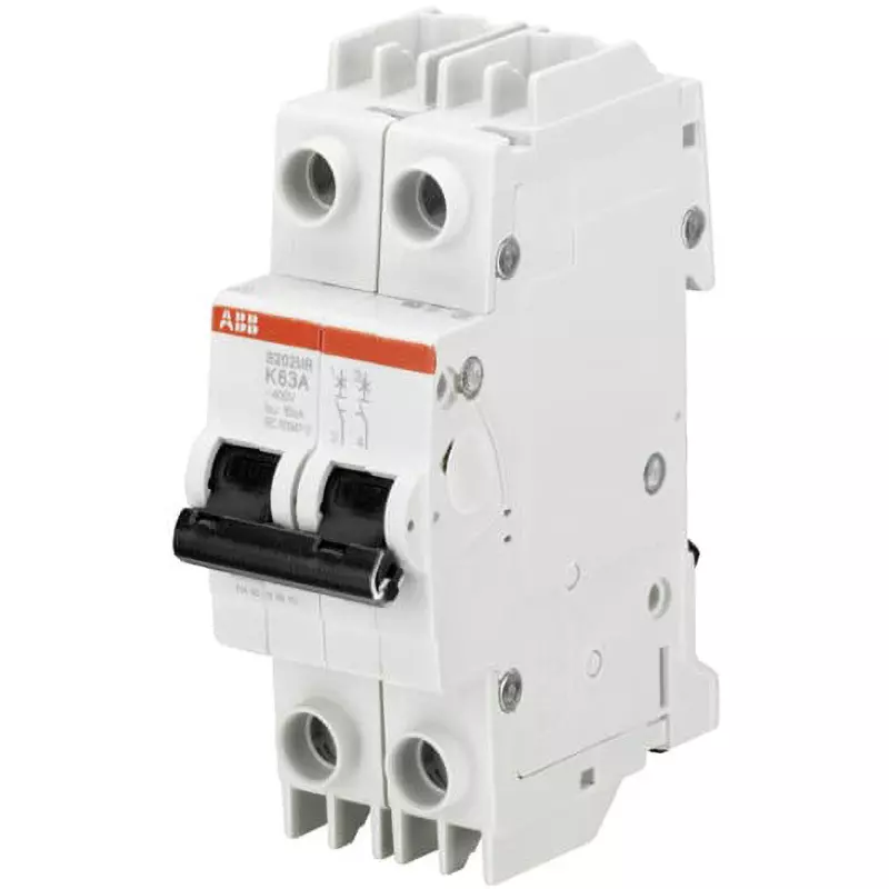 ABB Miniature Circuit Breaker 32 Amp Rated Current 2P Electrodes, S202MR-K32 MCB