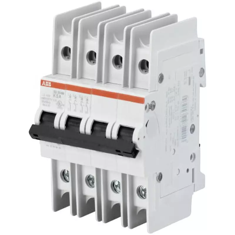 ABB Miniature Circuit Breaker 8 Amp Rated Current 4P Electrodes, SU204M-K8