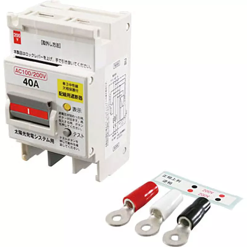 Tempearl Pearl Tect Breaker 40 A Rated Current AC 100/AC 200 V Voltage 2 P2 E Pole, BU52NS40