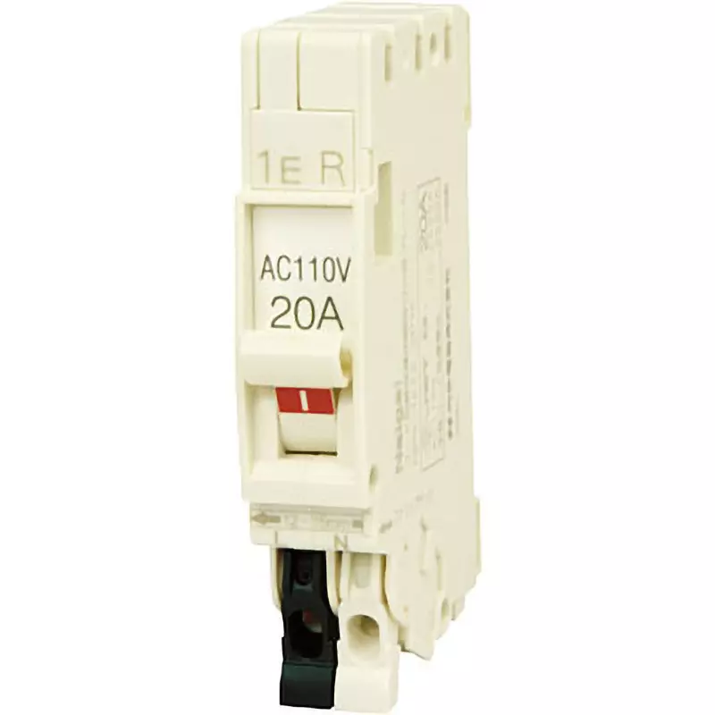 Naigai Energering Plug-In Small Breaker 20 A Rated Current AC 100 V Voltage 2 P1 E Pole, NPS-12R