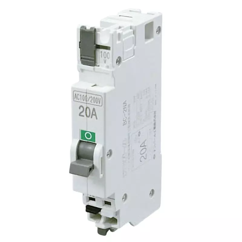 Tempearl Pearl Tect Breaker 20 A Rated Current AC100-AC100/AC200 V Voltage 2 P2 E Pole, BC2NA20