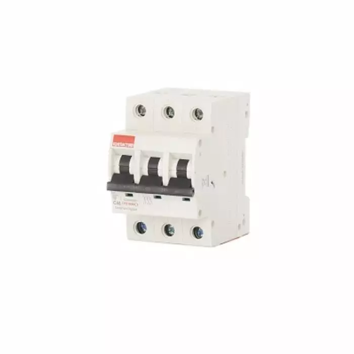 Contactum MCB 3P 40A Curve C 415 V AC 10 kA Breaking Capacity, CPB1040C3