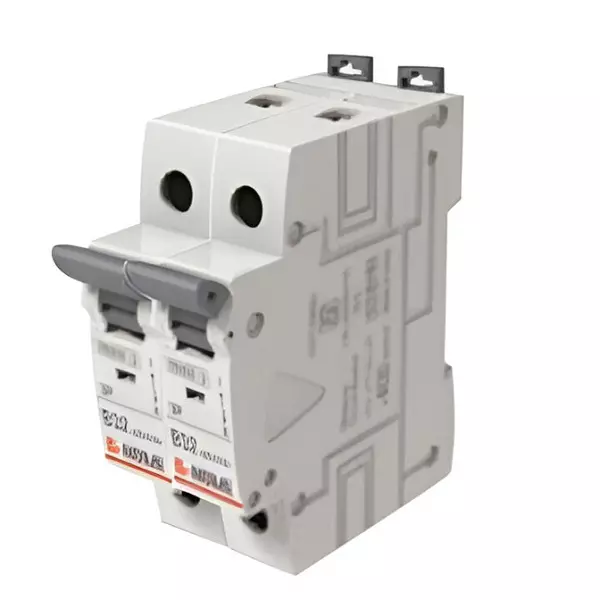 GM MCB 32 A C' Type Double Pole White, H DC 32