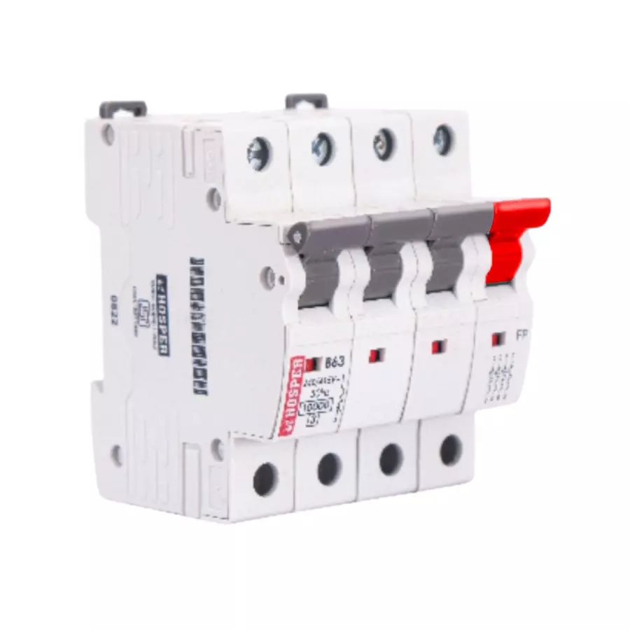 HOSPER Guardian MCB Triple Pole + Neutral 25 A White, MTN25