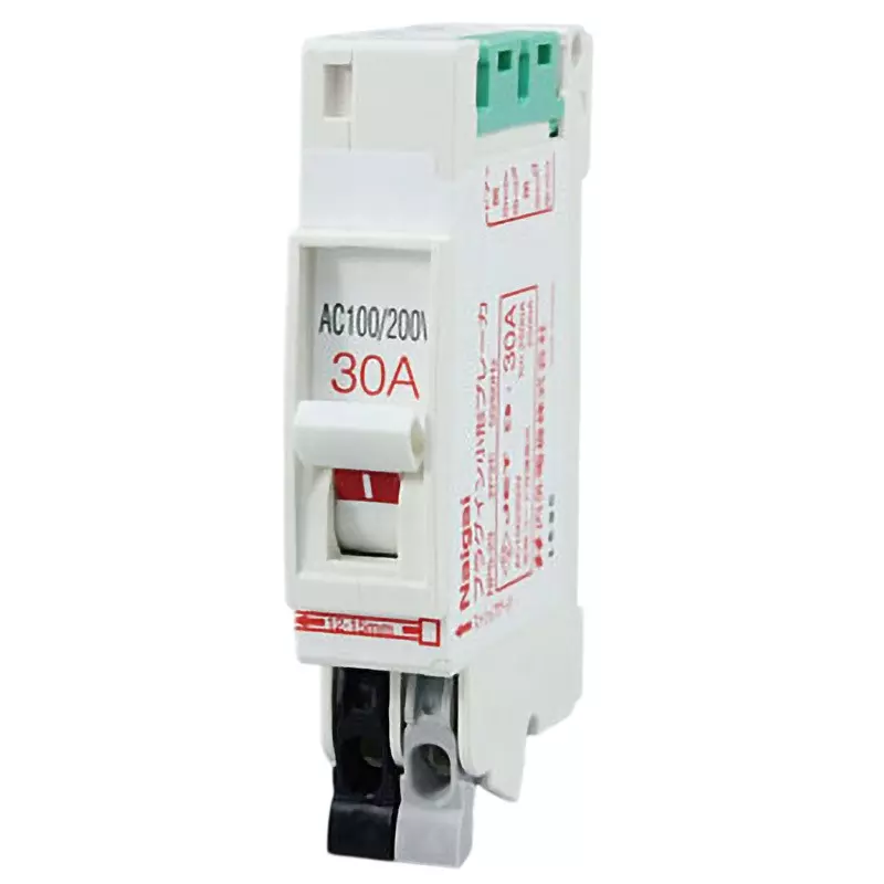 Naigai Energering Plug-In Small Breaker 30 A Rated Current AC 100/200 V Voltage 2 P2 E Pole, NPS-23