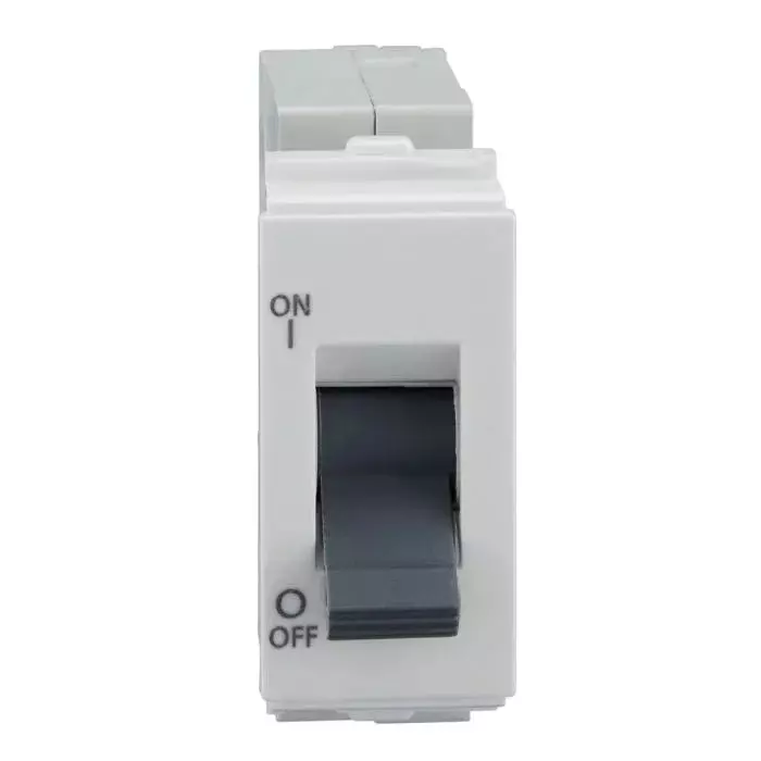 L&T [ Lauritz Knudsen ] Encurve Mini MCB White Color Single Pole 1 Modular 32 Amp Current, CB95101KW32