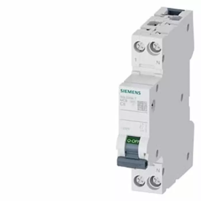 Siemens SENTRON 5SL60 MCB, 1P + N, 8A Curve C, 230V AC, 60V DC, 6 kA Breaking Capacity, 5SL6008-7