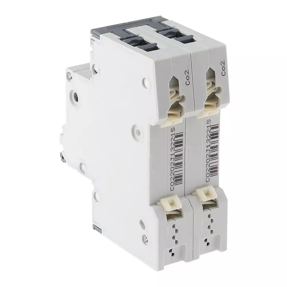 Siemens Sentron 5SY4 MCB, 2P, 2A Curve C, 400V AC, 400V DC, 10 kA Breaking Capacity, 5SY4202-7